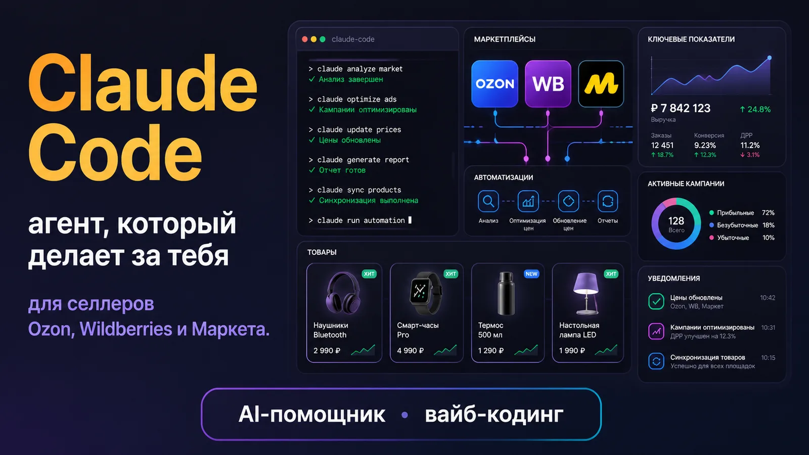 Claude Code простыми словами: AI-агент для селлера маркетплейса
